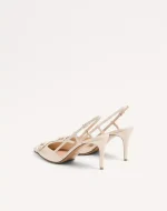 Valentino VLogo Signature Patent Leather Slingback Pump 80Mm - Image 4